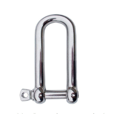 4mm تا 22mm Long Dee Shackle فولاد ضد زنگ D Shackle ISO