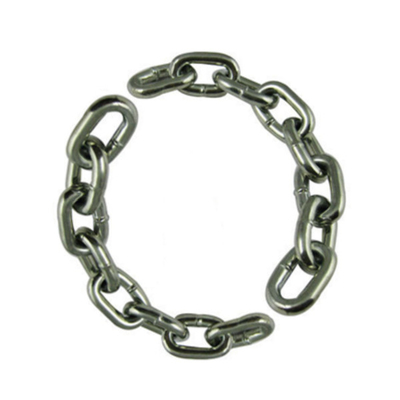 زنجیر گالوانیزه 6 میلی متری 8 میلی متری لینک کوتاه DIN 5685 زنجیره 500N - 21200N