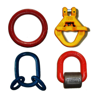 فولاد کربنی بالابر فورج شده Master Link Lifting Power Plastified