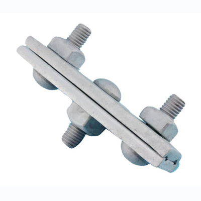 اتصالات خط برق فولاد کربنی فورج داغ HDG Surface Guy Wire Clamp