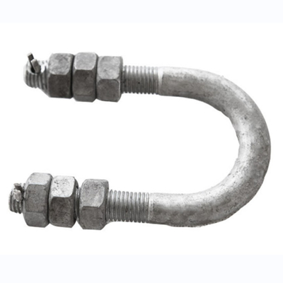 اتصالات برق 35KN HDG U Bolt 80MM - 140MM