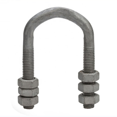 اتصالات برق 35KN HDG U Bolt 80MM - 140MM