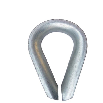 طناب سیم گالوانیزه Thimble Carbon Steel Light Duty Thimble US Type ISO9001
